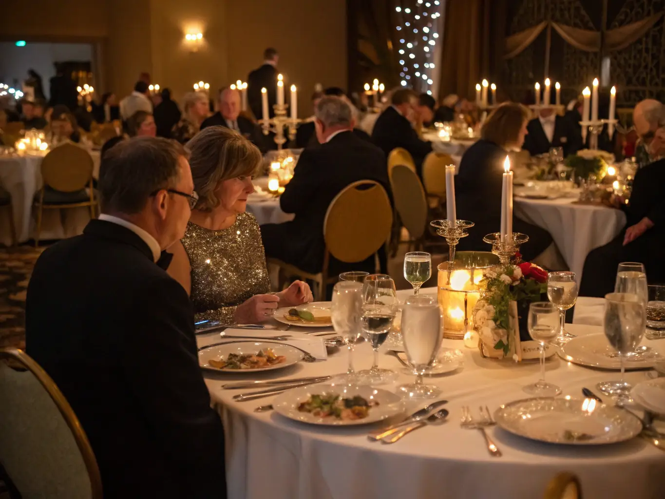 A photograph capturing the ambiance of an exclusive wine tasting event, with members enjoying fine wines and gourmet appetizers in an elegant setting.