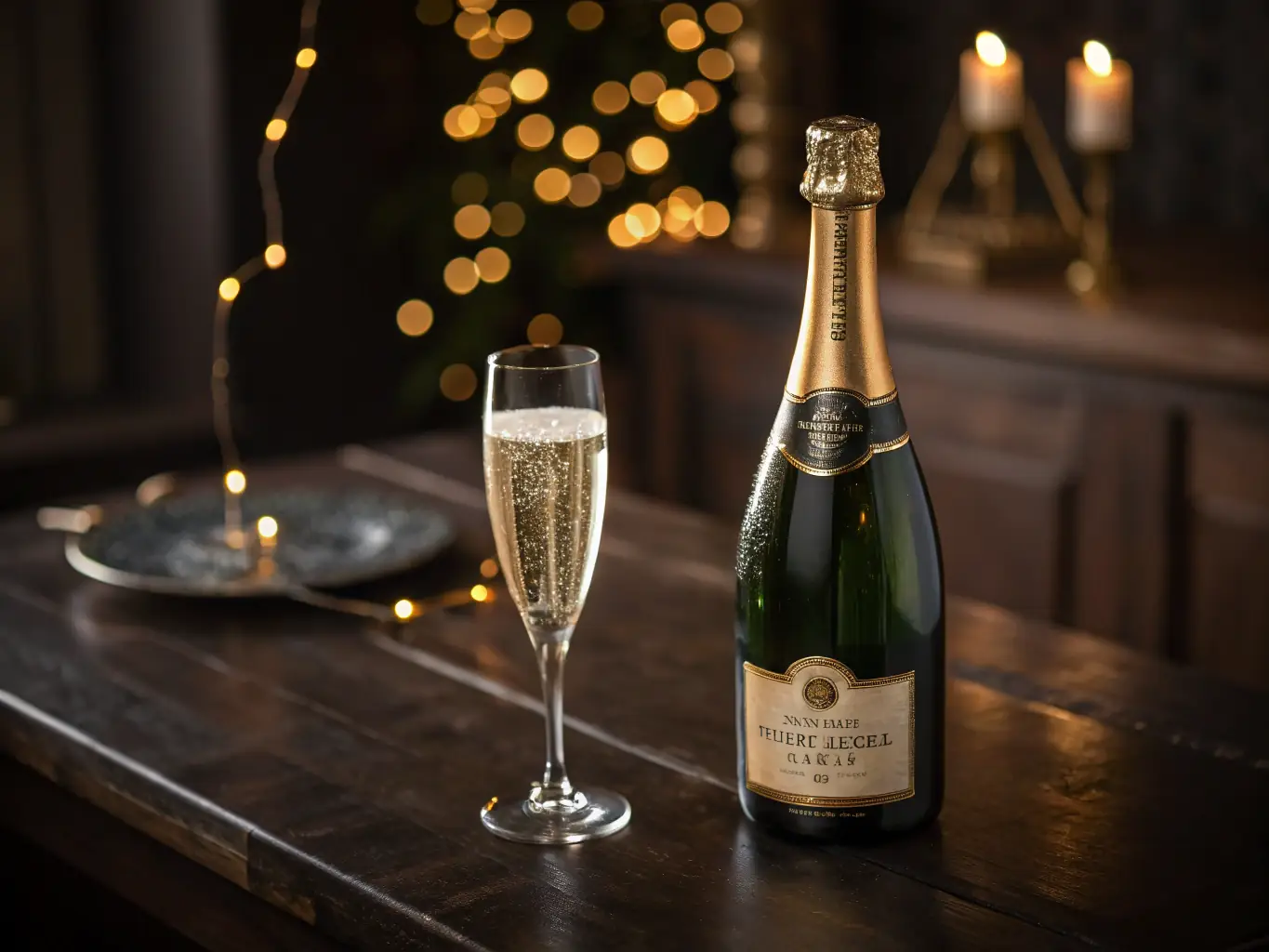 An image showcasing a wine bottle prominently displayed at a high-profile event, symbolizing enhanced brand visibility and recognition.